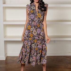 BB Dakota x Steve Madden Orange Blossom Fresh Squeezed Dress NWT